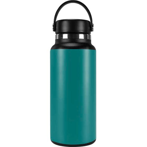 Teal Blue Solid Hydro Flask 32oz Wide Mouth Skin